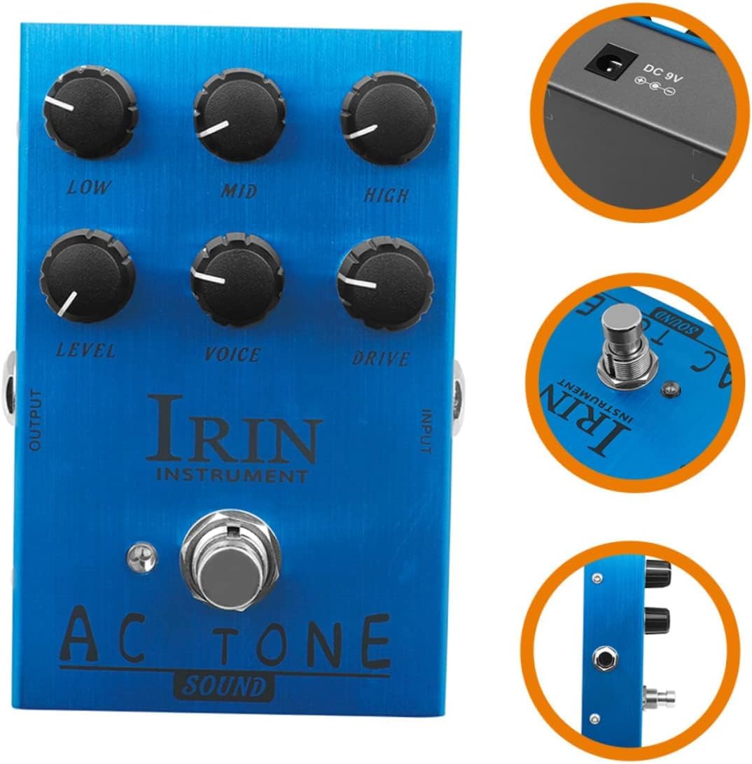 Amazon.co.jp: エレキ ギター エフェクター ブルー ペダル